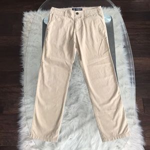 American Eagle Slim Straight Tan Khacki Pants